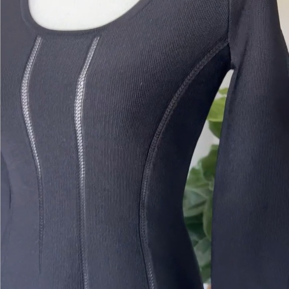 ZIMMERMANN LUMINOSITY KNIT PANELLED MINI DRESS BLACK Size 2, US 8. … - Picture 7 of 14